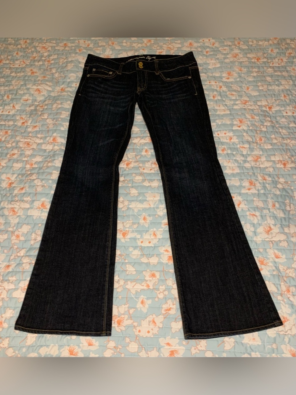 American Eagle Outfitters Dark Blue Flare Jeans